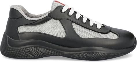 prada panelled low top sneakers|prada sneakers no lace.